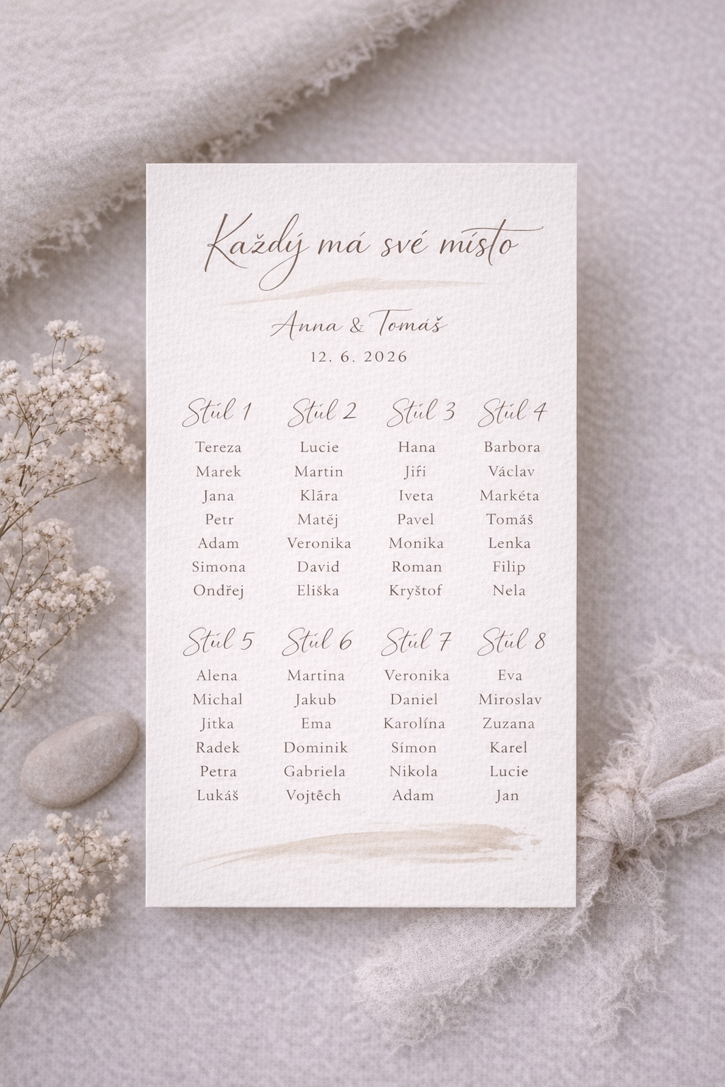 Každý má své místo